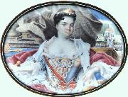 Murano, Andrea da Portrait of Catherine I in front of Ekaterinhov china oil painting reproduction